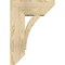 Ekena Millwork Thorton Slat Rough Sawn Bracket w/ Offset Brace, Douglas Fir, 8"W x 18"D x 26"H BKT0806X18X26THR06RDF - alternate 4